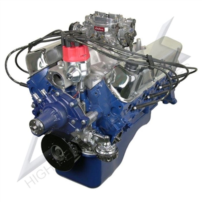 Ford 302 Complete Engine 365HP with Fox Body Oil Pan